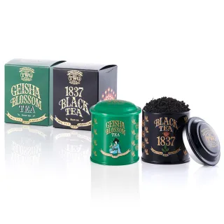 【TWG Tea】迷你茶罐雙入組 蝴蝶夫人之茶 20g/罐+1837紅茶20g/罐