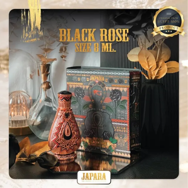 【JAPARA】埃及香氛精萃丨費洛蒙香水(黑玫瑰 8ml)