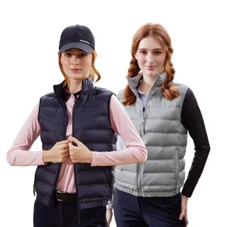 【Snowbee 司諾比】女士立領輕羽絨背心 2色(高爾夫輕量背心 登山 釣魚 運動 高球)