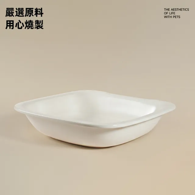 【meoof】慕斯雙倉智能餵食器專用陶瓷碗(陶瓷碗 替換碗 慕斯餵食器 自動餵食器 寵物餵食器)