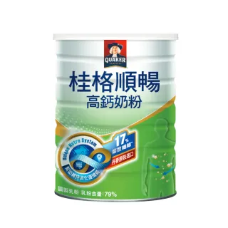 【QUAKER 桂格】順暢高鈣奶粉750gX1罐