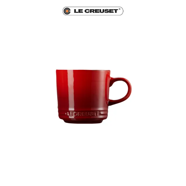 【Le Creuset】瓷器英式馬克杯300ml(櫻桃紅)