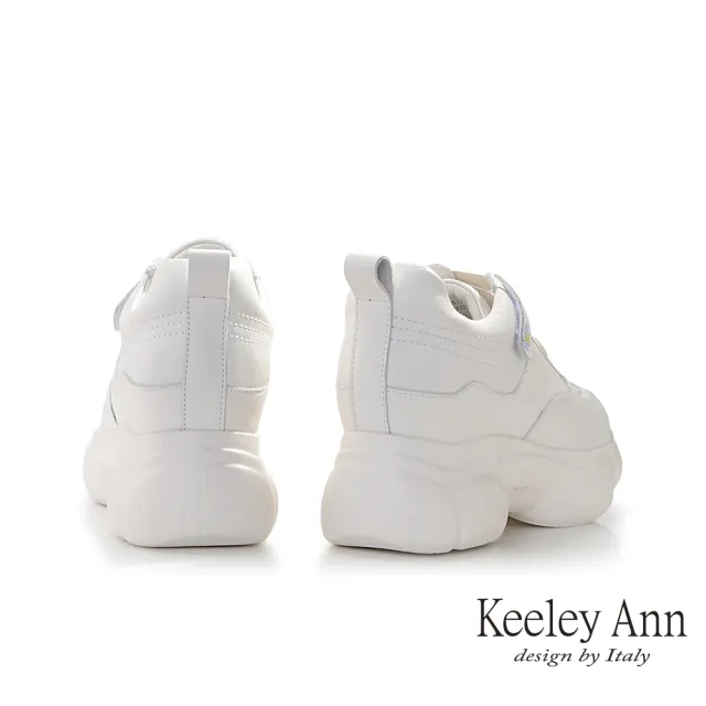 Keeley Ann】小雛菊內增高休閒鞋(米白色426577432-Ann系列) - momo購物 