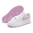 【NIKE 耐吉】休閒鞋 Air Force 1 07 男鞋 女鞋 白 粉紅 Bubblegum AF1(FJ4146-101)