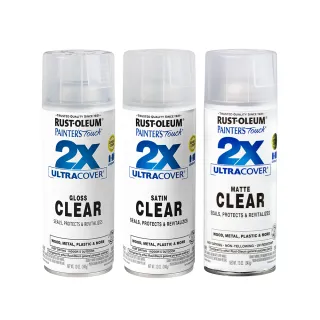 【RUST-OLEUM 樂立恩塗料】2X 極致雙效保護漆 透明(三種光澤／340g)