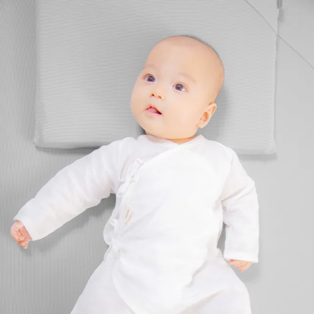 【Gennies 奇妮】舒眠超值寢具二件組-咖啡紗(萬用平枕+嬰兒被)