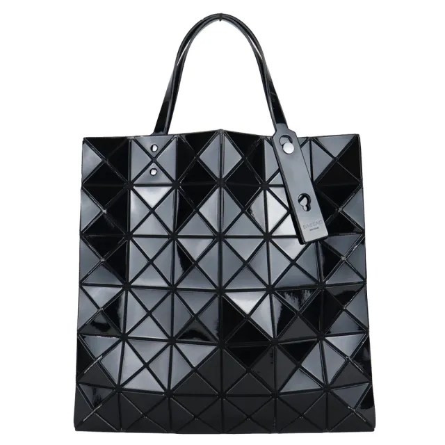 【ISSEY MIYAKE 三宅一生】BAOBAO 6x6透光亮面手提包(任選)