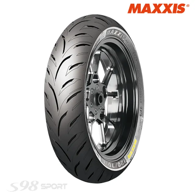 【MAXXIS 瑪吉斯】S98 SPORT 半熱熔運動通勤胎 -13吋輪胎(120-70-13 53P S98 SPORT)