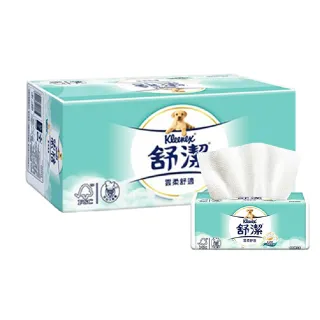 【Kleenex 舒潔】2串組-雲柔舒適抽取衛生紙(100抽x10包*2/共20包)