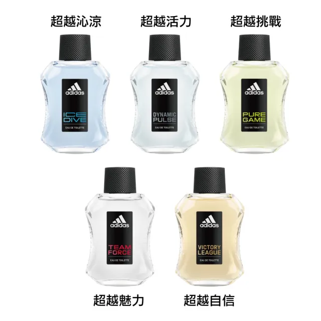 【adidas 愛迪達】男性淡香水 100ml(原廠公司貨)