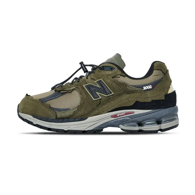 【NEW BALANCE】NB 2002 男鞋 女鞋 墨綠色 復古 運動 破壞布 抽繩 休閒鞋 M2002RDN