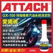 【愛鐵強】GX-100 特級機車汽油清潔保護劑 汽油精(50ml)