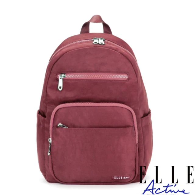 ELLE ACTIVE 活力隨行系列-後背包-大(黑色) 推