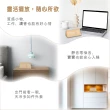 【Beroso 倍麗森】復古木紋智能聲控LED溫濕度計(時鐘 夜燈 寶寶房 辦公室 開學 雨天 潮濕 電子鐘)