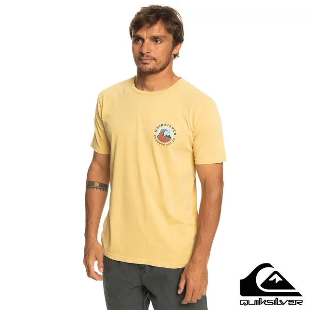 【Quiksilver】男款 男裝 短袖T恤 QS BUBBLE STAMP SS(黃色)