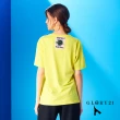 【GLORY21】速達-網路獨賣款-笑臉純棉圓領短袖上衣(黃色)