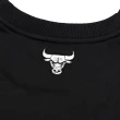 【NBA】NBA 寬版 前後拼接 大學 長袖上衣 公牛隊 男女 灰色(3255103912)
