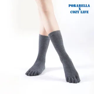 【Porabella】襪子 五指襪 中筒襪 素色襪子 運動襪 瑜珈襪 防滑襪 普拉提襪 YOGA SOCKS