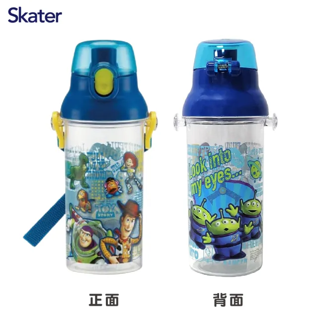 【Skater】兒童透明直飲水壺(可愛圖案 直飲水壺 480ml)