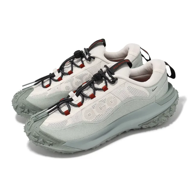 【NIKE 耐吉】戶外鞋 ACG Mountain Fly 2 Low GTX 防水 男鞋 灰 綠 郊山 登山 越野(HF6245-003)