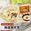 【韓味不二】松鶴-韓國麵疙瘩500gX1包(經典貓耳朵造型 內附調味包)
