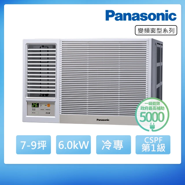 Panasonic 國際牌 7-9坪一級能效左吹冷專變頻窗型