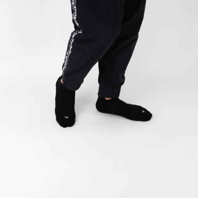 【WARX】二刀流運動船型襪-極速黑(除臭襪/機能運動襪/足弓防護)
