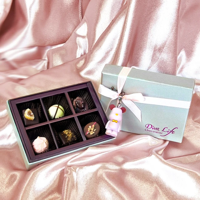 【Diva Life】新金誓執愛比利時夾心巧克力經典6入禮盒