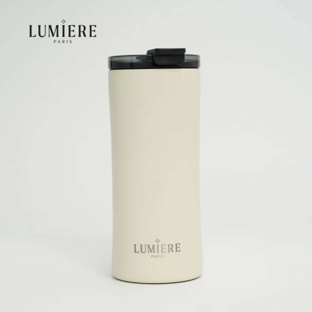 Lumiere Lavish Vintage Cream 防漏防摔隨行保溫杯16oz/480ml-復古奶油(保溫杯 隨行杯 咖啡杯)