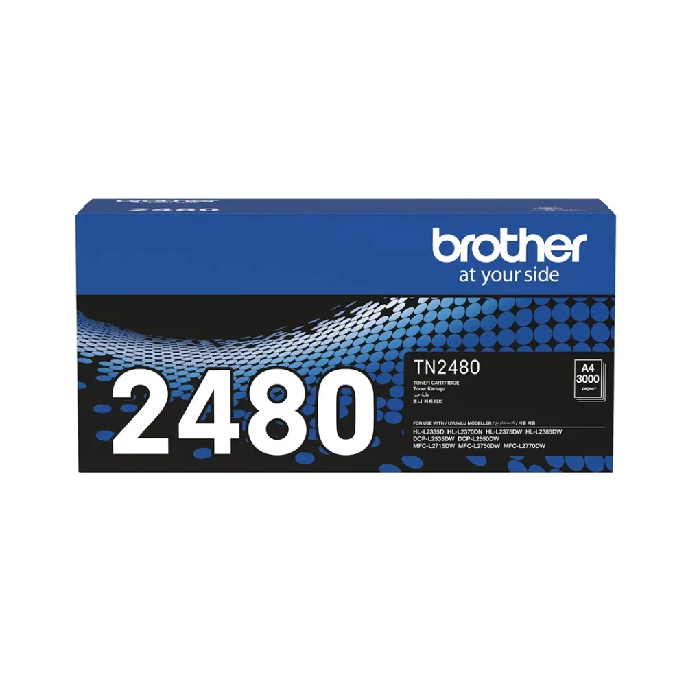 【brother】2入組★TN-2480原廠黑色碳粉匣(適用：L2715/2750/2770/2375DW)