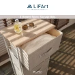 【LiFArt】日系上木板四層抽屜收納櫃-(兩色可選/抽屜櫃/布抽屜/組合櫃)
