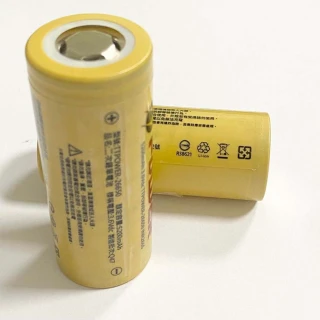 【威富登】26650鋰電池 5200mah BSMI認證 手電筒電池 P70手電筒 行動電源 26650(26650鋰電池)