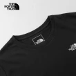 【The North Face 官方旗艦】北面女款黑色吸濕排汗透氣休閒短袖T恤｜89QTJK3(上衣/運動/防曬)