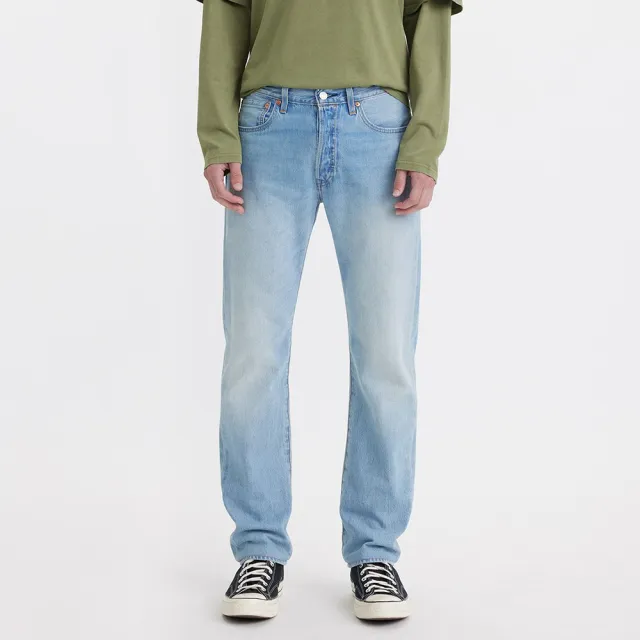 【LEVIS 官方旗艦】男款 501經典直筒牛仔褲 / 輕磅丹寧 人氣新品 00501-3524