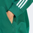 【adidas 愛迪達】上衣 女款 長袖上衣 帽T 運動 三葉草 亞規 3 S HOODIE OS 綠 IN8400