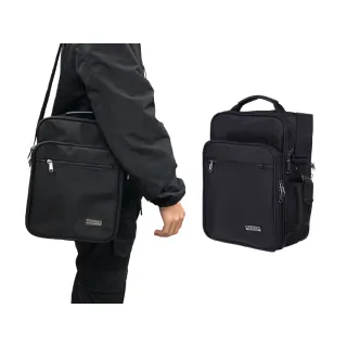 【SNOW.bagshop】肩背包中容量主袋+外袋共五層(筆外袋彈道防水尼龍布台灣製造)