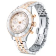 【SWAROVSKI 施華洛世奇】Octea Chrono 系列時尚腕錶-銀色37mm(5672937)