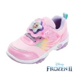 【Disney 迪士尼】正版童鞋 冰雪奇緣 電燈運動鞋/絆帶設計 方便 穿脫 台灣製 粉紅(FOKX37823)