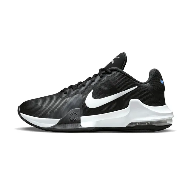 【NIKE 耐吉】Air Max Impact 4 男鞋 黑白色 氣墊 運動 訓練 休閒 籃球鞋 DM1124-001