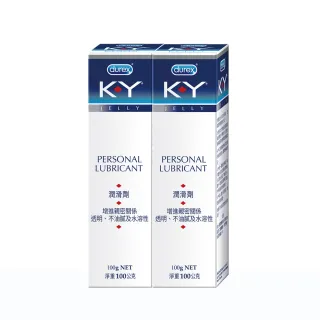 【Durex 杜蕾斯】K-Y潤滑劑2入(共200g 潤滑劑推薦/潤滑劑使用/潤滑液/潤滑油/ky/水性潤滑劑)