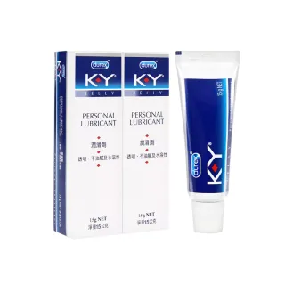 【Durex 杜蕾斯】K-Y潤滑劑2入(共30g 潤滑劑推薦/潤滑劑使用/潤滑液/潤滑油/ky/水性潤滑劑)