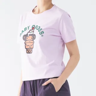 【YAKPAK】台灣製透氣Baby棉小猴子印花短袖T恤(夏日限定衝銷售)