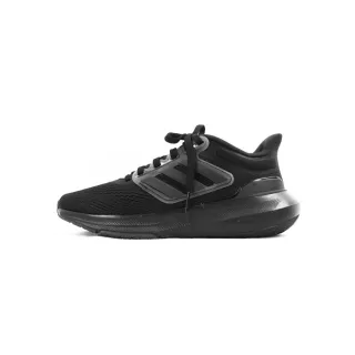 【adidas 愛迪達】Ultrabounce J 大童 慢跑鞋 運動 休閒 緩震 透氣 基本款 舒適 黑(IG7285)