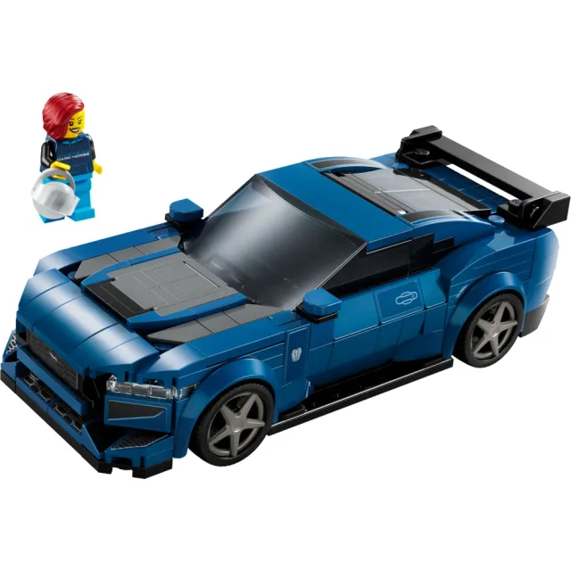 【LEGO 樂高】極速賽車系列 76920 Ford Mustang Dark Horse Sports Car(福特汽車 賽車 模型)