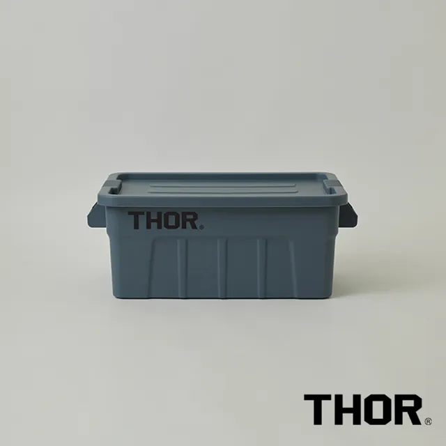【THOR】THOR BOX 收納箱 53L(透黑/黑色/軍綠/沙棕/灰藍/透明)