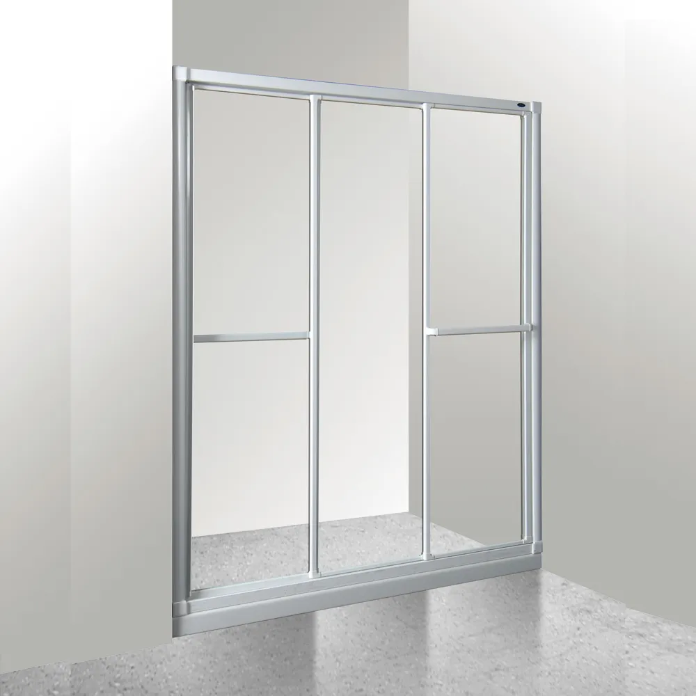 【ITAI 一太】一字三門淋浴門/強化玻璃/雙邊開門(寬90-120x高190cm 含安裝)