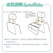【CARAC】3D立體皮革椅背收納袋