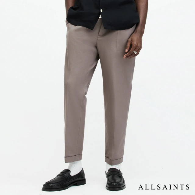 ALLSAINTS TALLIS 中腰九分打摺西裝長褲 MM070Y(修身版型)