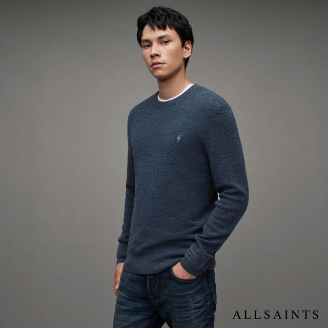 ALLSAINTS KANYON 寬鬆輕薄針織POLO衫(舒