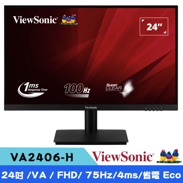 ViewSonic 優派 VA2406-H 24型 VA F